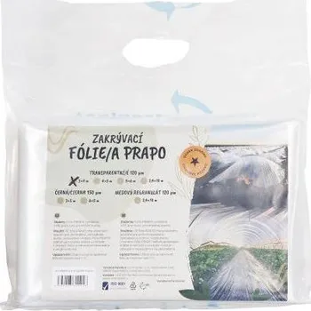 Mulčovací textilie Fólie LDPE 4 x 5 m, 120 µm, transparentní, PRAPO