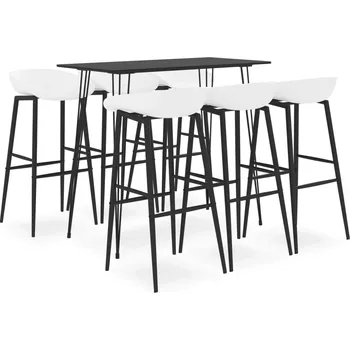 Jídelní set zahrada-XL 7dílný barový set černobílý 3057396