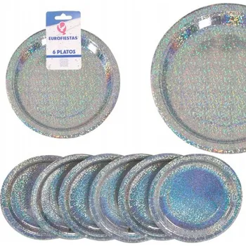 Talíř Barevné papírové talířky 18 cm na oslavy a párty