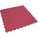 Červeno-modré oboustranné puzzle modulové tatami SPARTAN SPORT - 100 x 100 x 2 cm
