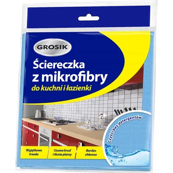 Utěrka Mikrovláknová Utěrka (mikrovlákno) Grosik v balení po 1 ks modrá