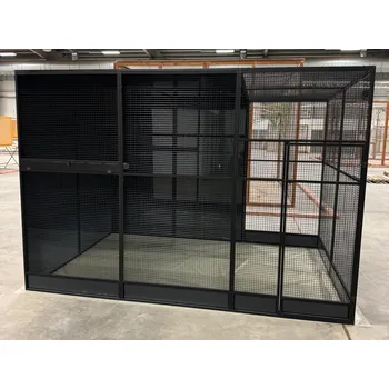 Pletivo Hliníková voliéra - černý elox + černé pletivo