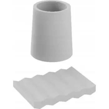 GOODHOME MÝDLENKA + HRNEK NA PASTU, KOUPELNOVÝ SET, ŠEDÁ BARVA