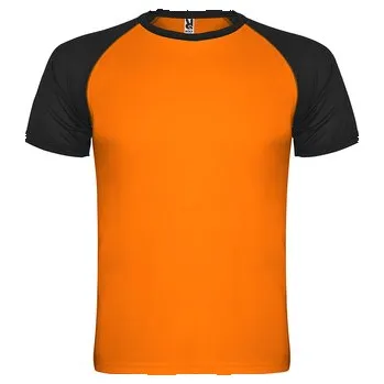 Pánská móda Pánské sportovní tričko Indianapolis, svítivě oranžová/černá, Velikost L