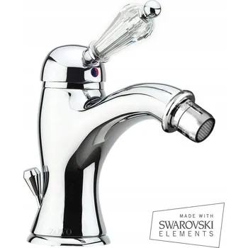 VETRO bidetová baterie retro s odtokem. Křišťál.