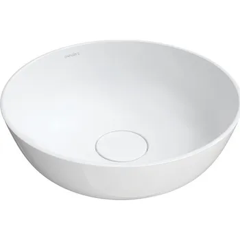 Umyvadlo Umyvadlo na desku kulaté Omnires Silk 40 cm bílé
