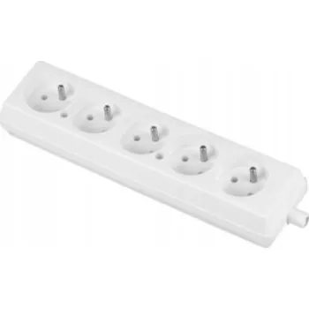 Elektrická zásuvka Zásuvka, Prodlužovací přívod podlahový Sigma bílá