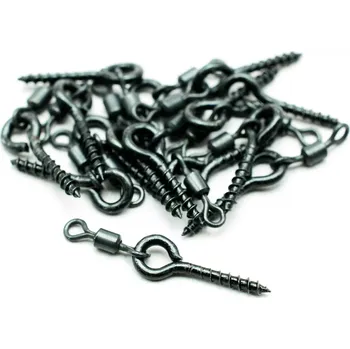 Garda držáky nástrahy - Zavrtávací držák s obratlíkem 10ks