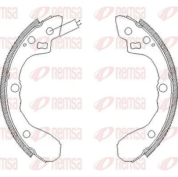 Brzdové pakny REMSA 4060.00
