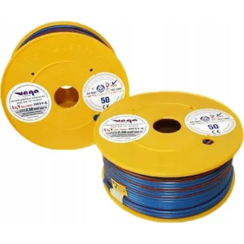 elektrický kabel Vodič LGY/H05V-K 2,50 mm2 50 m Modro-Oranžový
