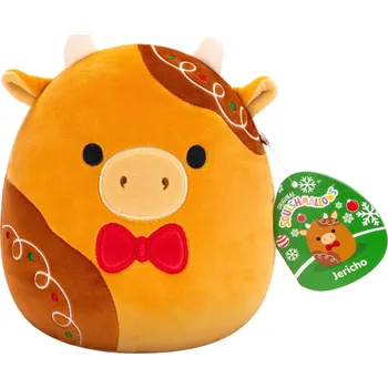 plyšák Plyšová Hračka Squishmallows Jericho the Gingerbread Cow, perníková kráva, 19 cm