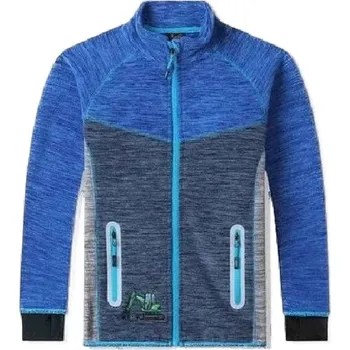 Chlapecká mikina CHLAPECKÁ MIKINA NA ZIP FLEESOVÁ Barva: Tmavě modrá, Velikost: 116
