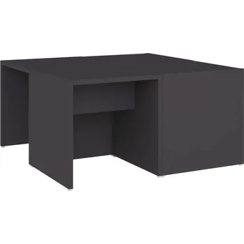 Konferenční stolek Šedé konferenční stolky 66 x 66 x 33 cm, 33 x 33 x 33 cm, 4 ks