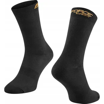 Cyklistické Ponožky Force L/XL černé