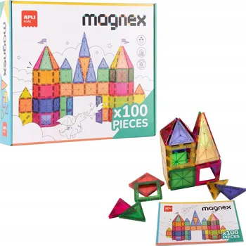 ostatní stavebnice Magnetické Stavebnice Magnex Apli Kids 100 ks.