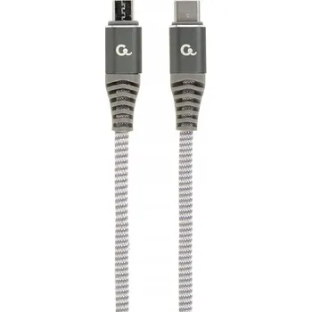 Datový kabel Gembird CC-USB2B-CMMBM-1.5M USB kabel 1,5 m, USB 2.0, USB-C / Micro-USB B, šedý