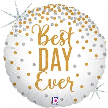 Balónek Fóliový balón Best Day Ever 46cm