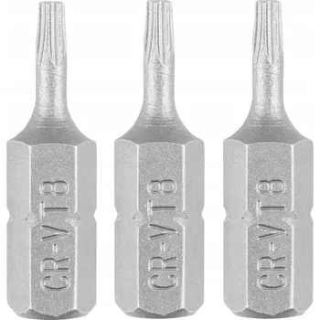 Bit Bity Torx T8 x 25 mm, 3 ks , GRAPHITE 56T526