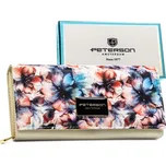 Peterson Dámská kožená peněženka PTN PX20-PF2 modrá v krabičce RFID