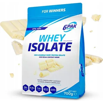 Protein Protein proteinový izolát - WPI BALENÍ 6 KUSŮ Nutrition prášek 700 g s příchutí bílá čokoláda
