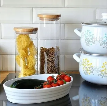 Dóza na potraviny Skleněná dóza na potraviny Ambition Nordic 1,4 l