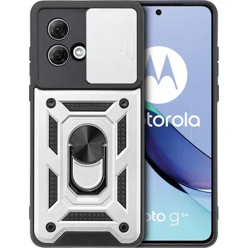 Pouzdro na mobilní telefon Zadní Kryt XGSM pro Motorola Moto G82 5G stříbrný