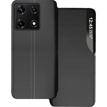 Pouzdro na mobilní telefon Flipové pouzdro RCBR pro Xiaomi Redmi Note 13 5G WINDOW CASE černé