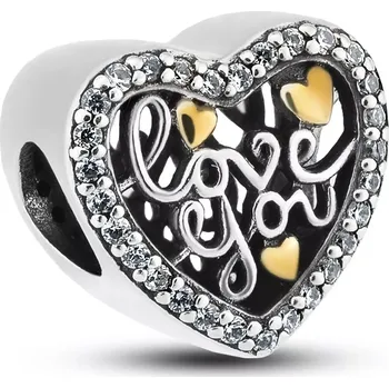 Přívěsek Stříbrný přívěsek Love You PETERSON CHP-010