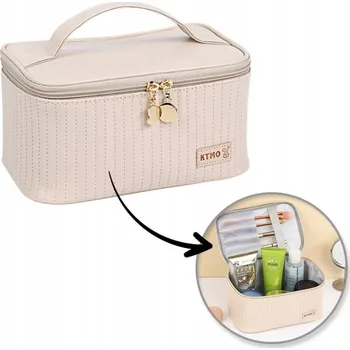 Kosmetická taška Kosmetická taštička Ecarla KS69 béžová