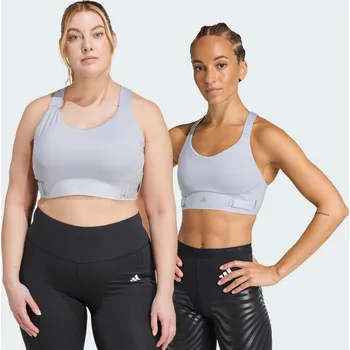 Dámské spodní prádlo ADIDAS Podprsenka FastImpact Luxe Run High-Support ŠEDÁ