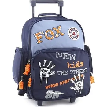 Školní batoh Cool Školní batoh trolley Fox Co. Otisky rukou