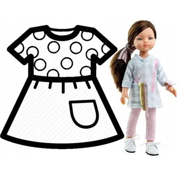 Doplněk pro panenku OBLEČENÍ PRO PANENKU PAOLA REINA 54658