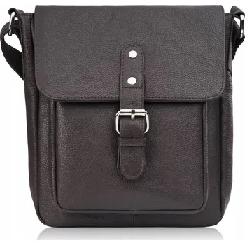 Kabelka Paolo Peruzzi kabelka přes rameno přírodní kůže hnědá