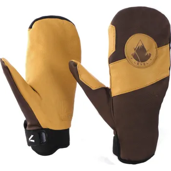 Rukavice LEVEL Pánské lyžařské rukavice Level Pro Rider Mitt L ZELENÁ