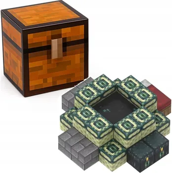 ostatní stavebnice STAVEBNICE KOSTKY STAVEBNICE ŠESTISTĚNNÁ KRABIČKA 32 STAVEBNICE + 1 FIGURKA PORTÁL