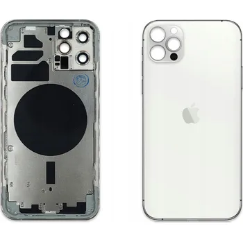 Pouzdro na mobilní telefon Kompletní stříbrný kryt pro Apple