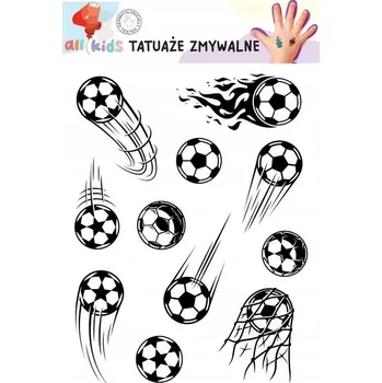 Tetování Smyvatelné tetování pro děti - Bláznivé míče 15x10 cm