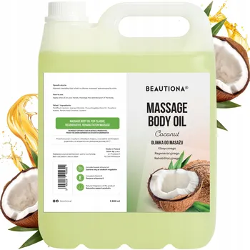 Masážní přípravek Beautiona Kokos 5000 ml masážní olej
