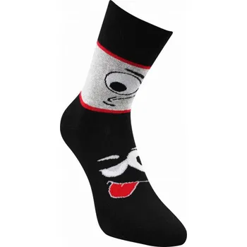 Dětské ponožky VoXX OBLUDIK 20 14/16 Černá, Šedá, Červená