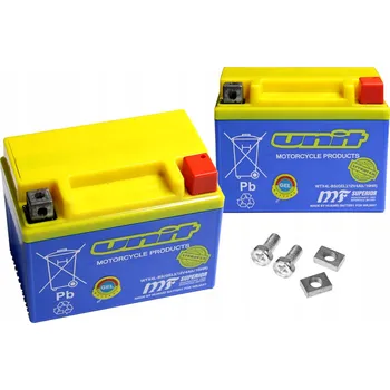 Motobaterie Gelový Akumulátor 12V Unit 4Ah 50A YTX4L-BS WTX4L Čtyřkolka Cross ATV Skútr 4T