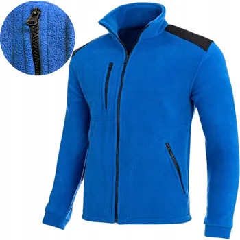 Pánská mikina POLAR PÁNSKÁ pracovní pánská mikina modrá fleecová Teplá Zesílená