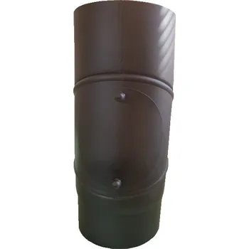 Kovo Kraus Koleno stavitelné 0 - 90° s čistícím otvorem 150mm antracit