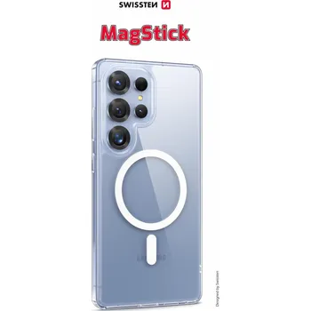 Pouzdro na mobilní telefon Silikonové pouzdro Swissten Clear Jelly MagStick pro Samsung Galaxy S26 Ultra, transparentní