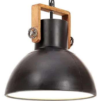 Stojací lampa zahrada-XL Industriální závěsné svítidlo 25 W černé kulaté 30 cm E27 320536