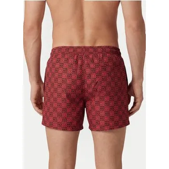 Pánské plavky HUGO Plavecké šortky Aaron 50556792 Červená Regular Fit M