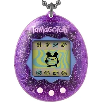 interaktivní kniha Bandai - Originální kolekce barev Tamagotchi Purple - Elektronický virtuální mazlíček s barevným