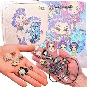 Obraz Sada na výrobu náramků a bižuterie K-POP DEMON HUNTERS Kpop lovkyně