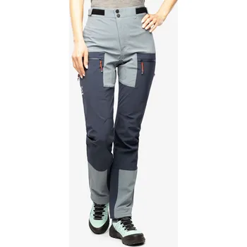 Dámské kalhoty Dámské softshellové kalhoty Haglofs ROC Sight Softshell Pant - modré, velikost 36 (S)