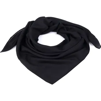 Šátek Šátek jednobarevný 90x90 cm, malé, 14 černá