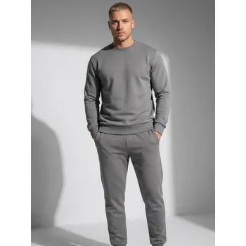 Pánská mikina Sinsay - Mikina s kulatým výstřihem - šedá - 465HL-85X - 465HL-85X-3XL